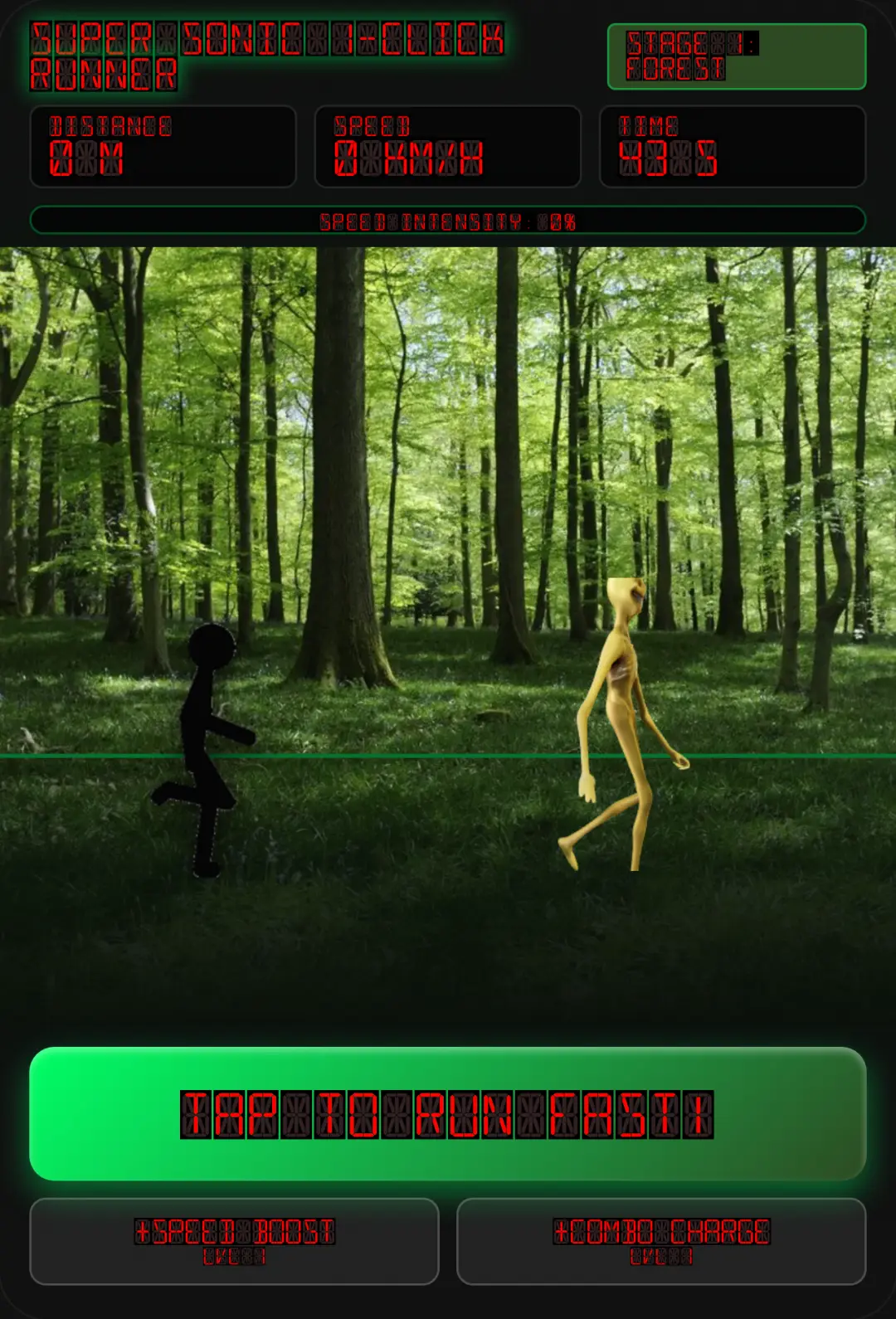 Super Sonic Stickman Runner cover