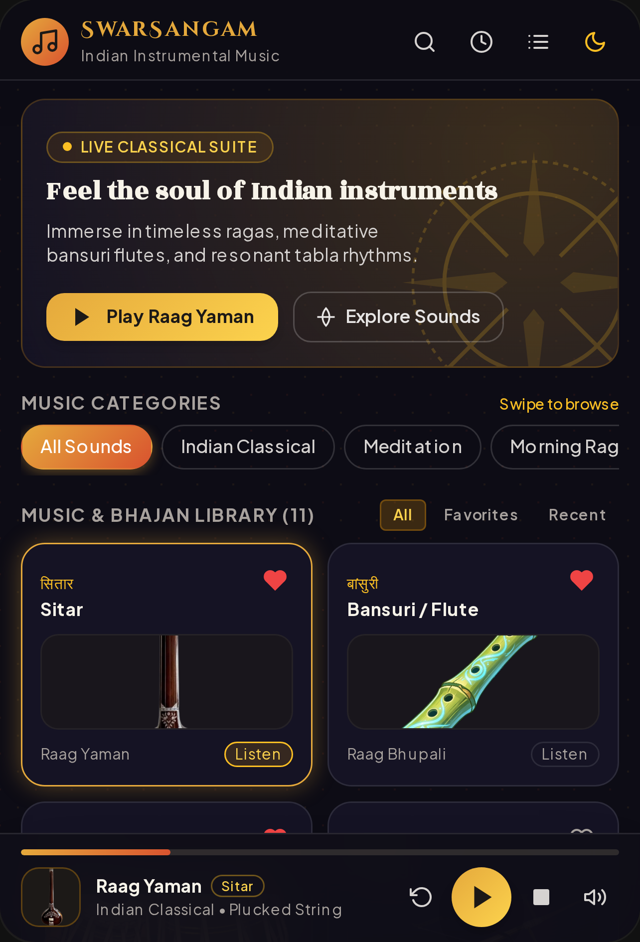 SwarSangam - Indian Instrumental Music cover