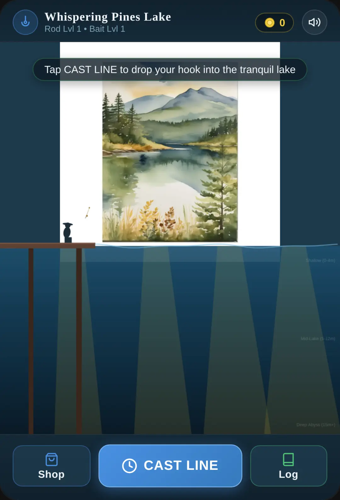 Whispering Pines Lake - Fishing cover