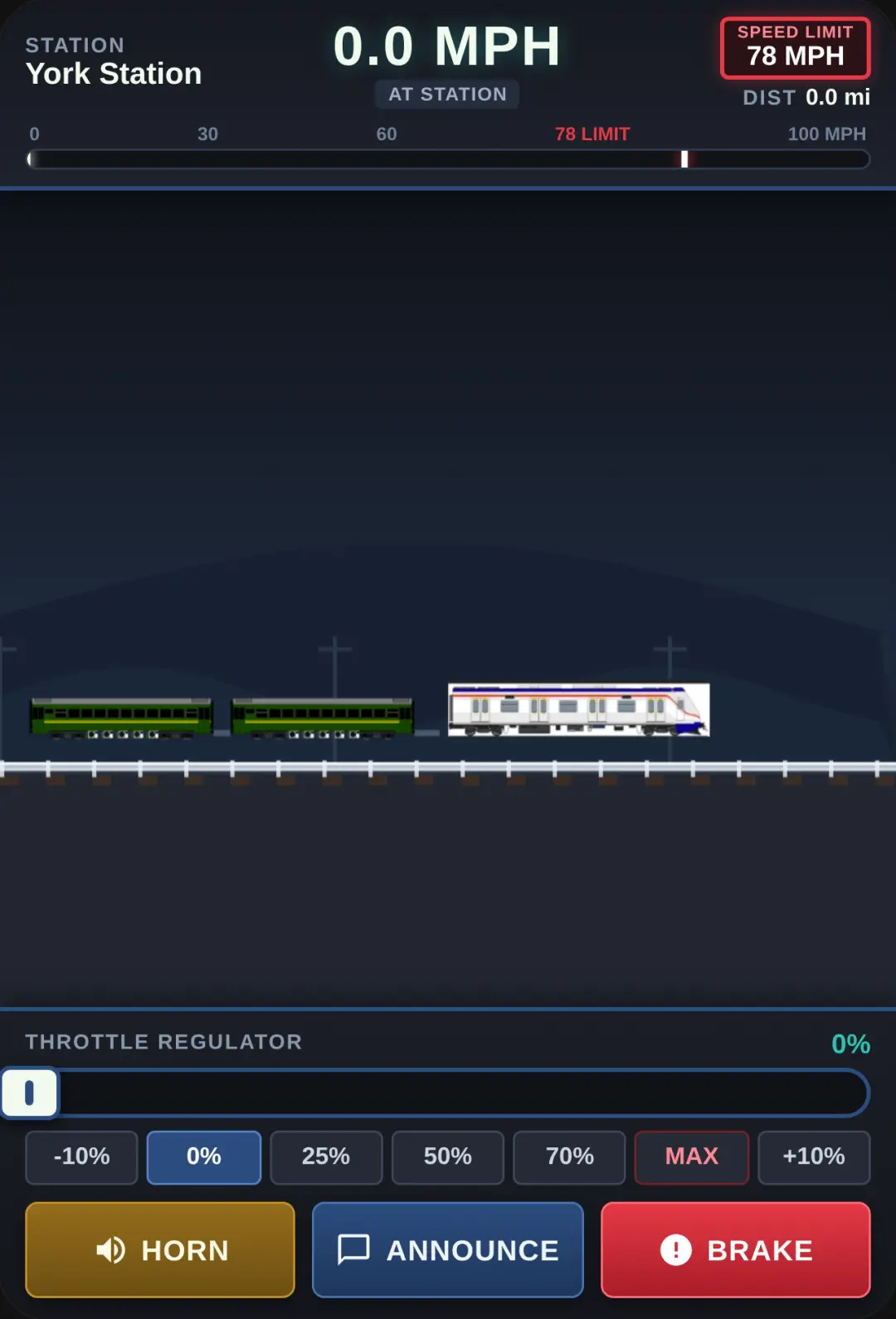 electric train Speed Limit 78 MPH cover