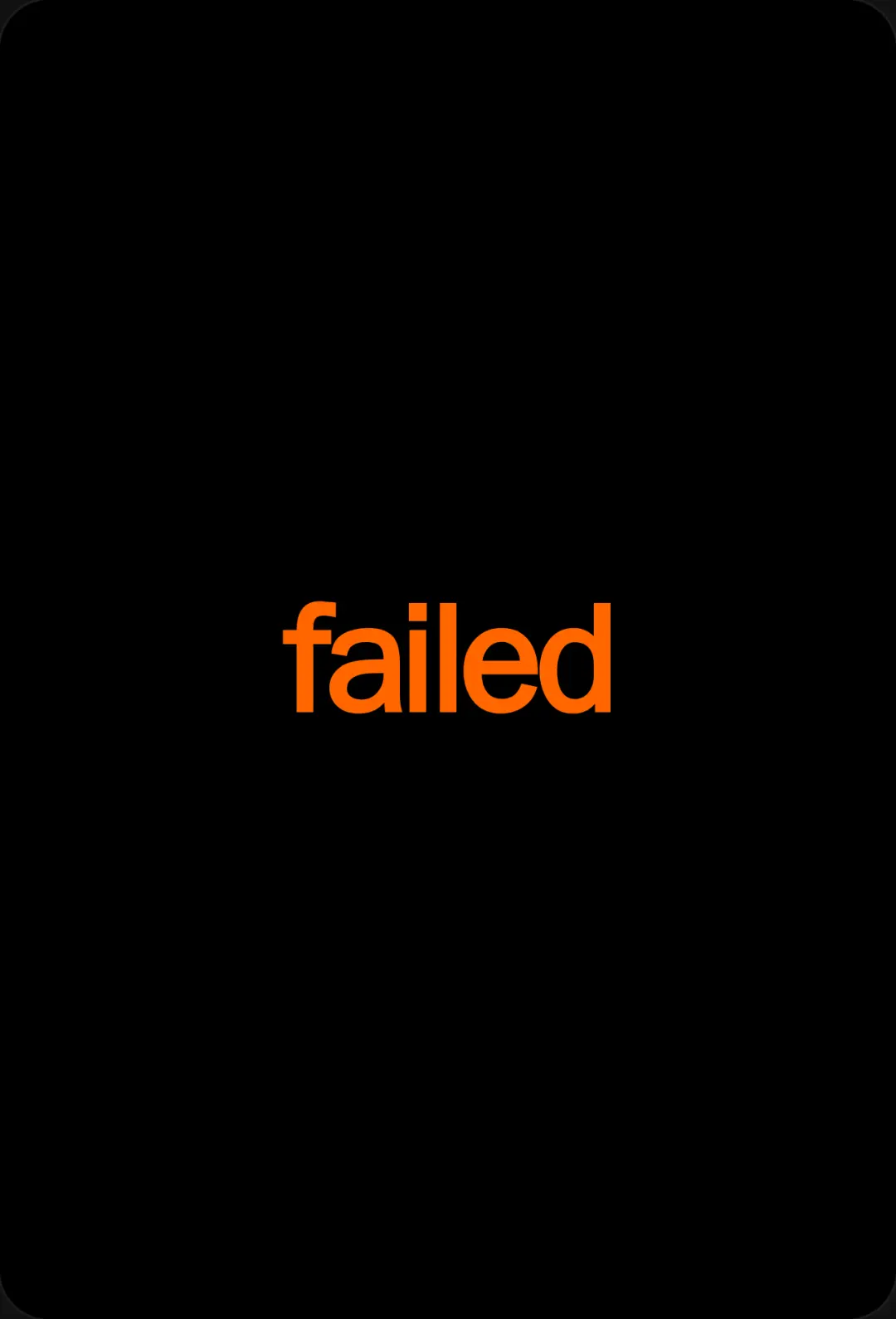 When your progress gets stuck at 99% for two hours cover