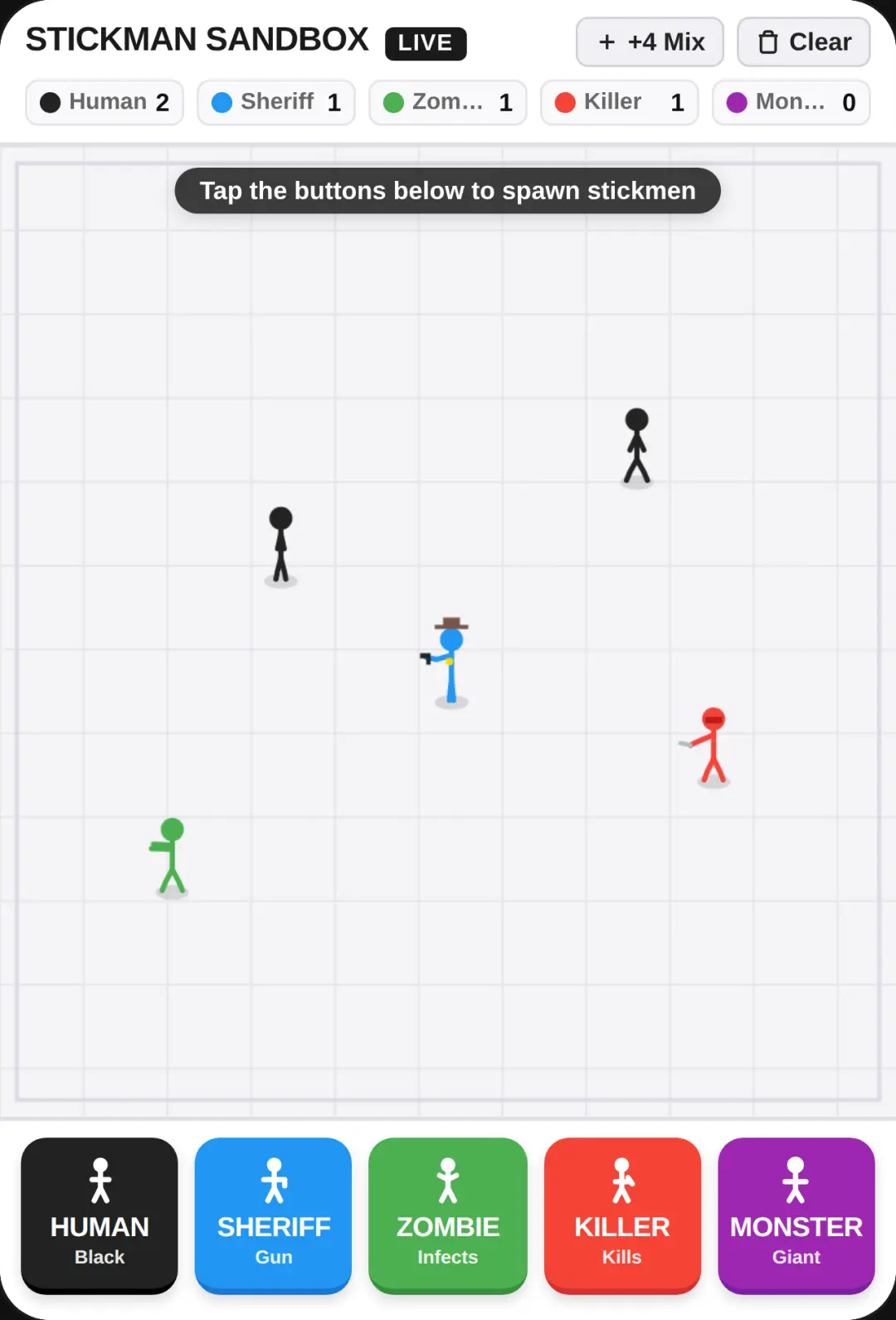 Sandbox Stickman Arena