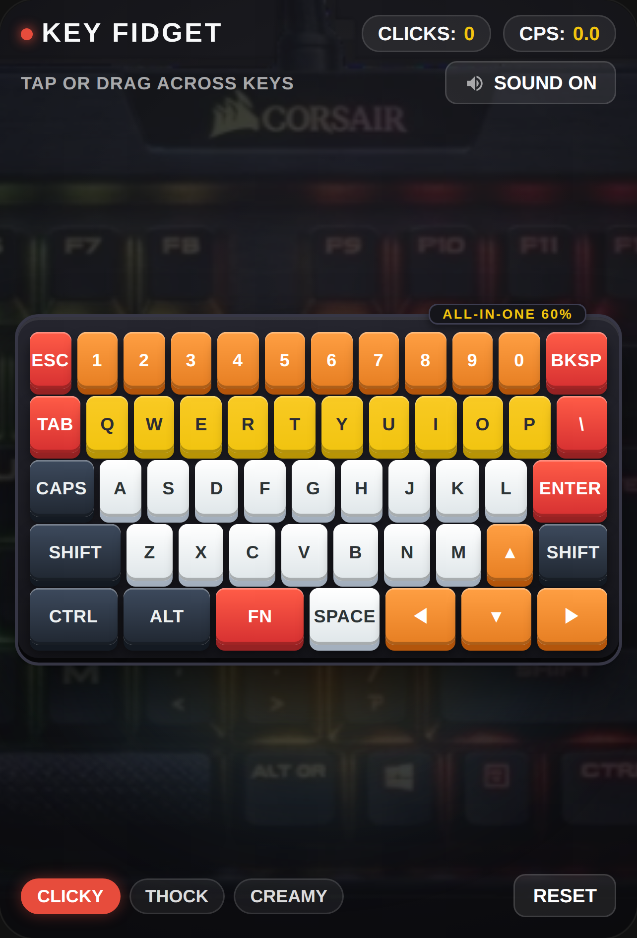 Mechanical Keyboard Fidget cover