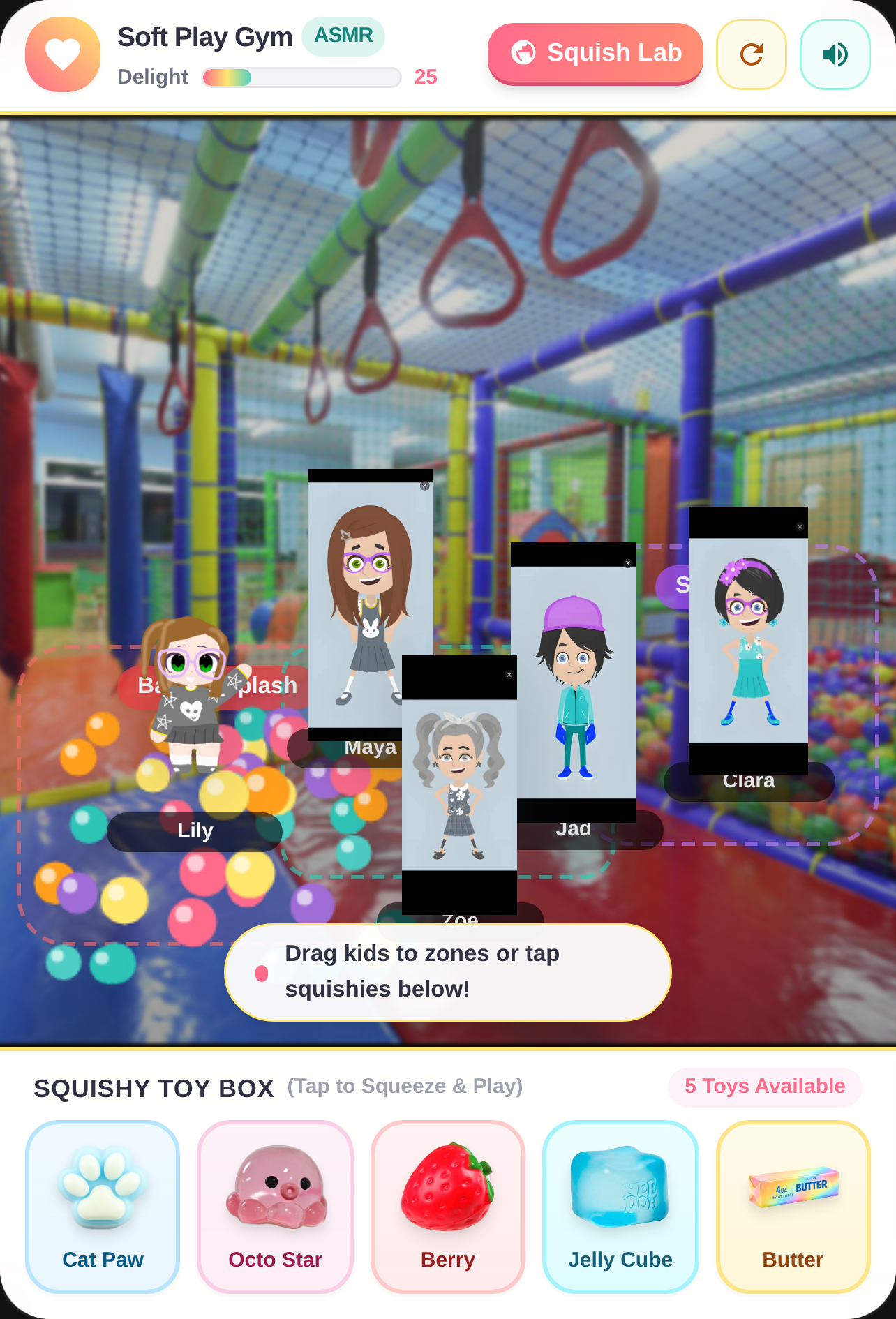 My friends Play game & Squishy ASMR, sorry zoe is not zoe, is classic kitty, maya is not maya, is me and lily is not lily, is ClassicIsaChibi :/ cover