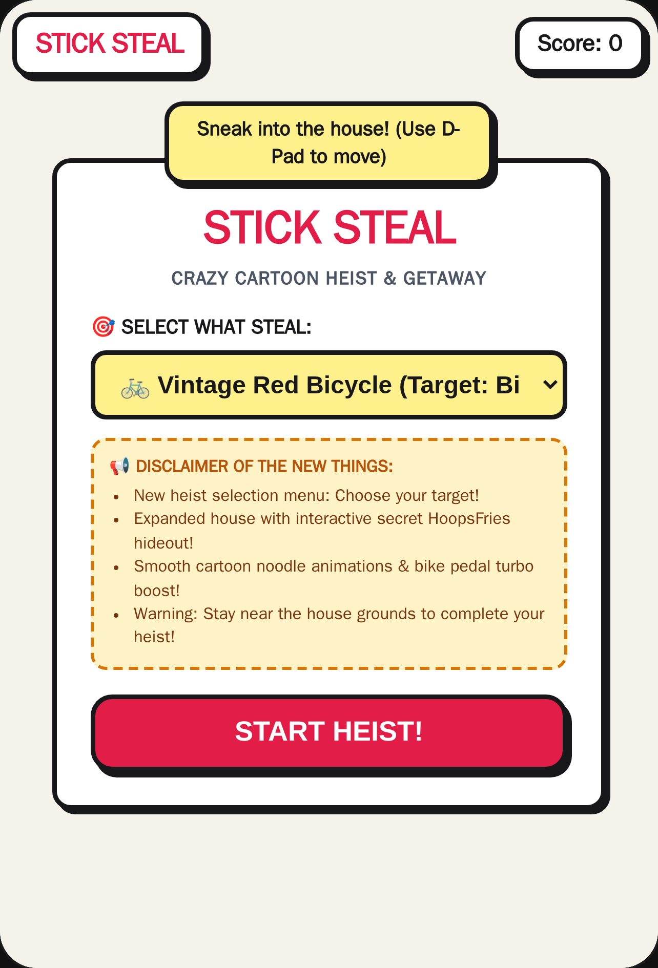 Stick steal (new update!) cover