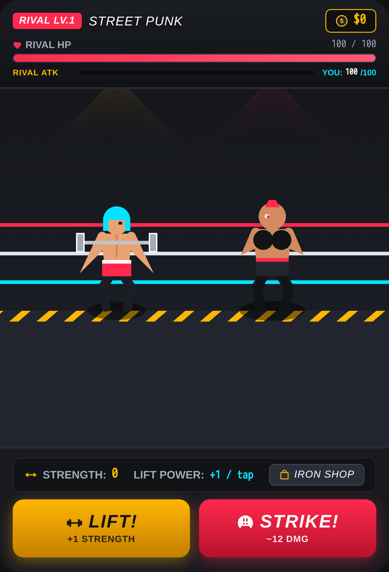 Iron Brawler - Weightlift & Fight cover