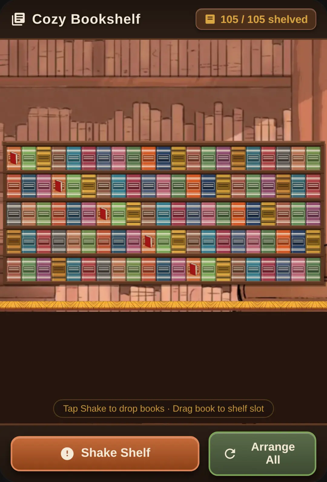 Cozy Bookshelf cover