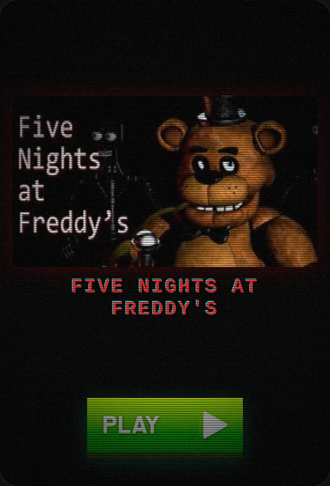 Five Nights at Freddy's cover