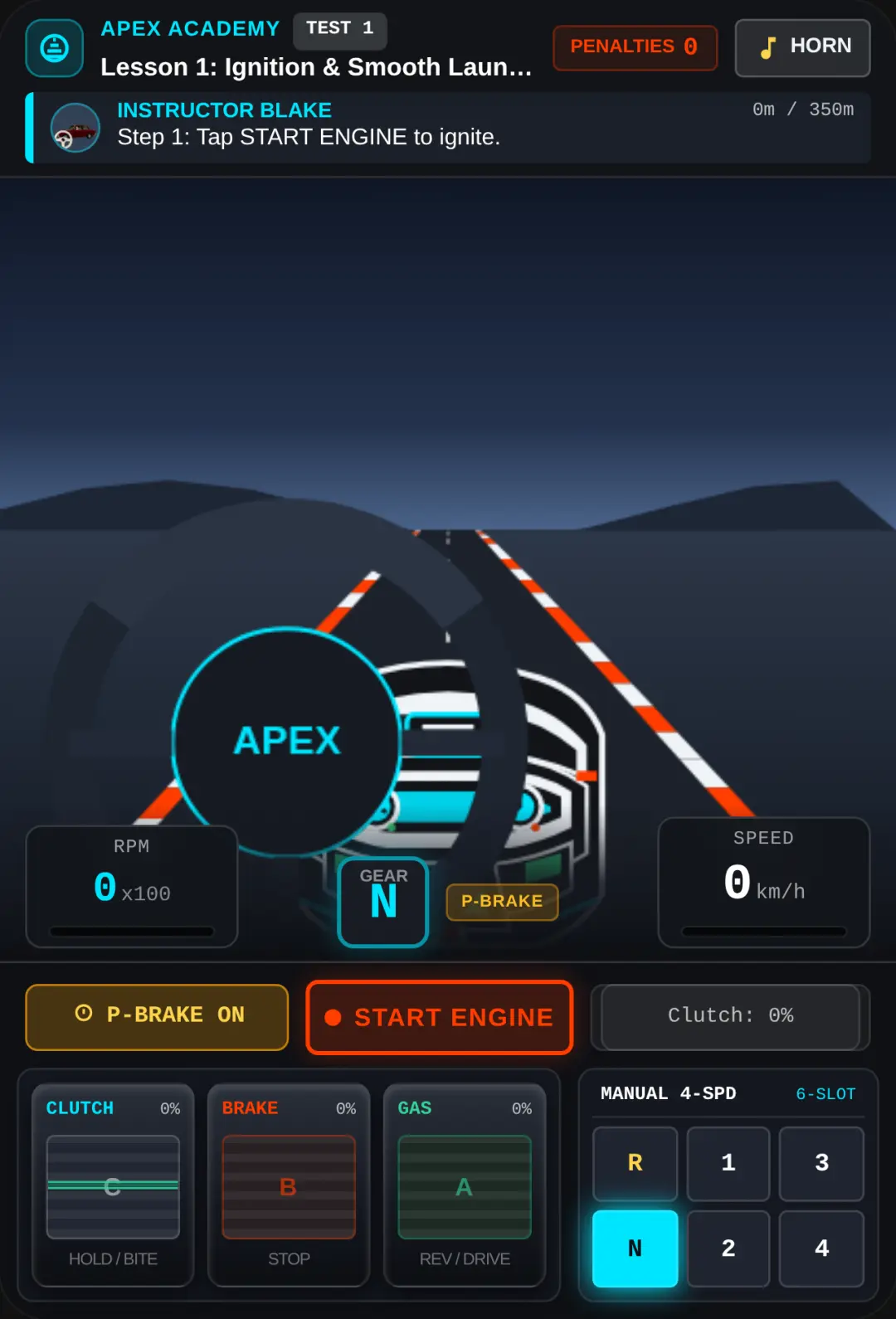 Apex Driving Academy - Cockpit Manual Driving cover