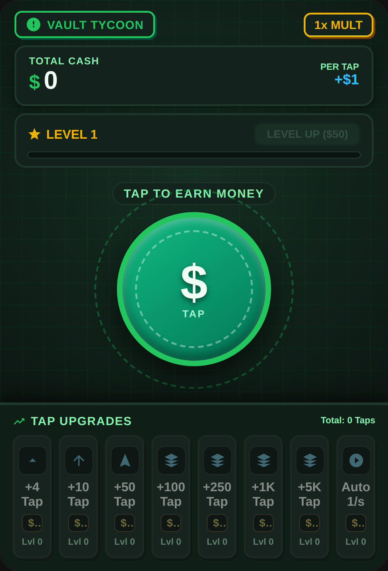 Money Vault: Tap Tycoon good pls play cover