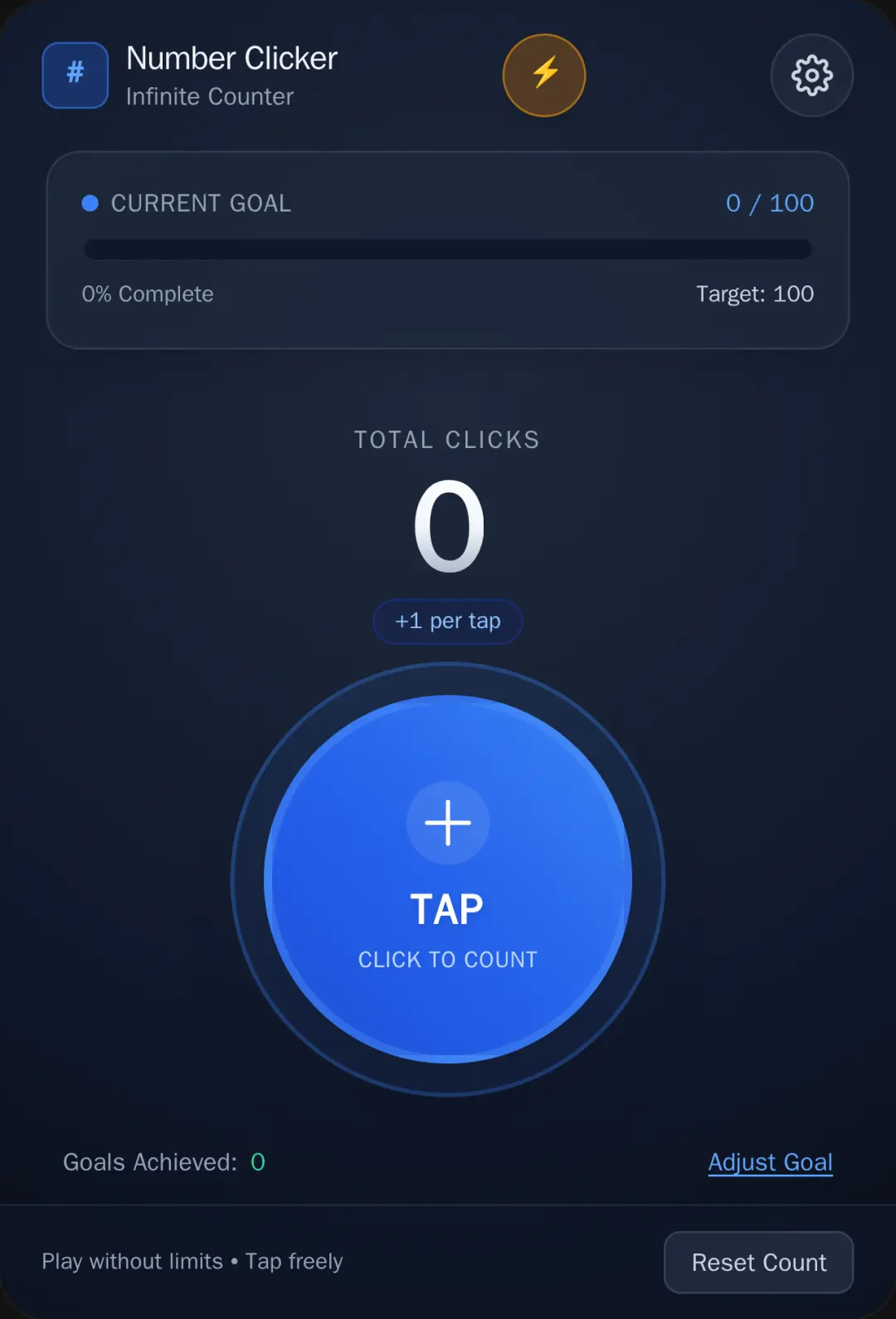 Number Clicker: Unlimited Clicking cover