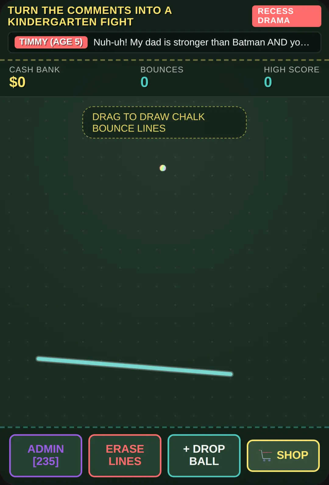 Bounce Cash - Chalkboard Playground cover