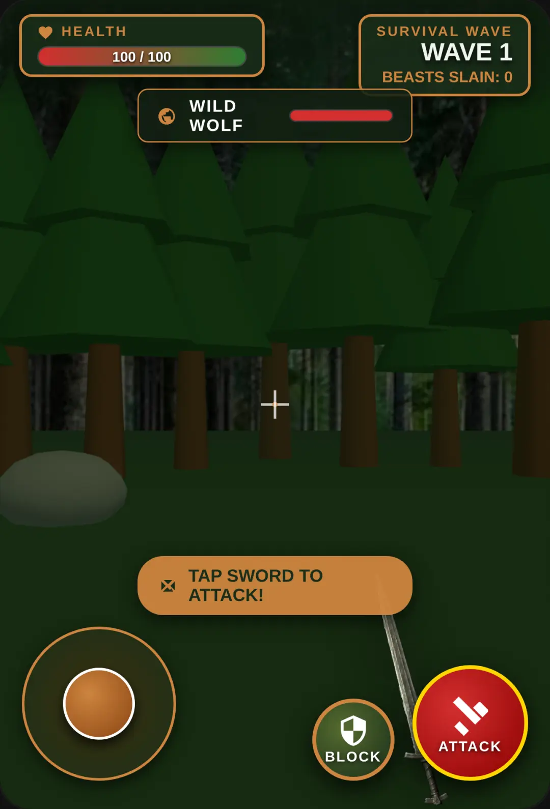 Wild Beast Slayer - First-Person Forest Combat cover