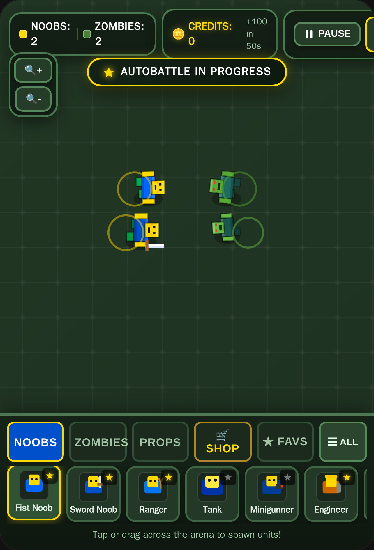Noobs vs Zombies Sandbox Arena cover