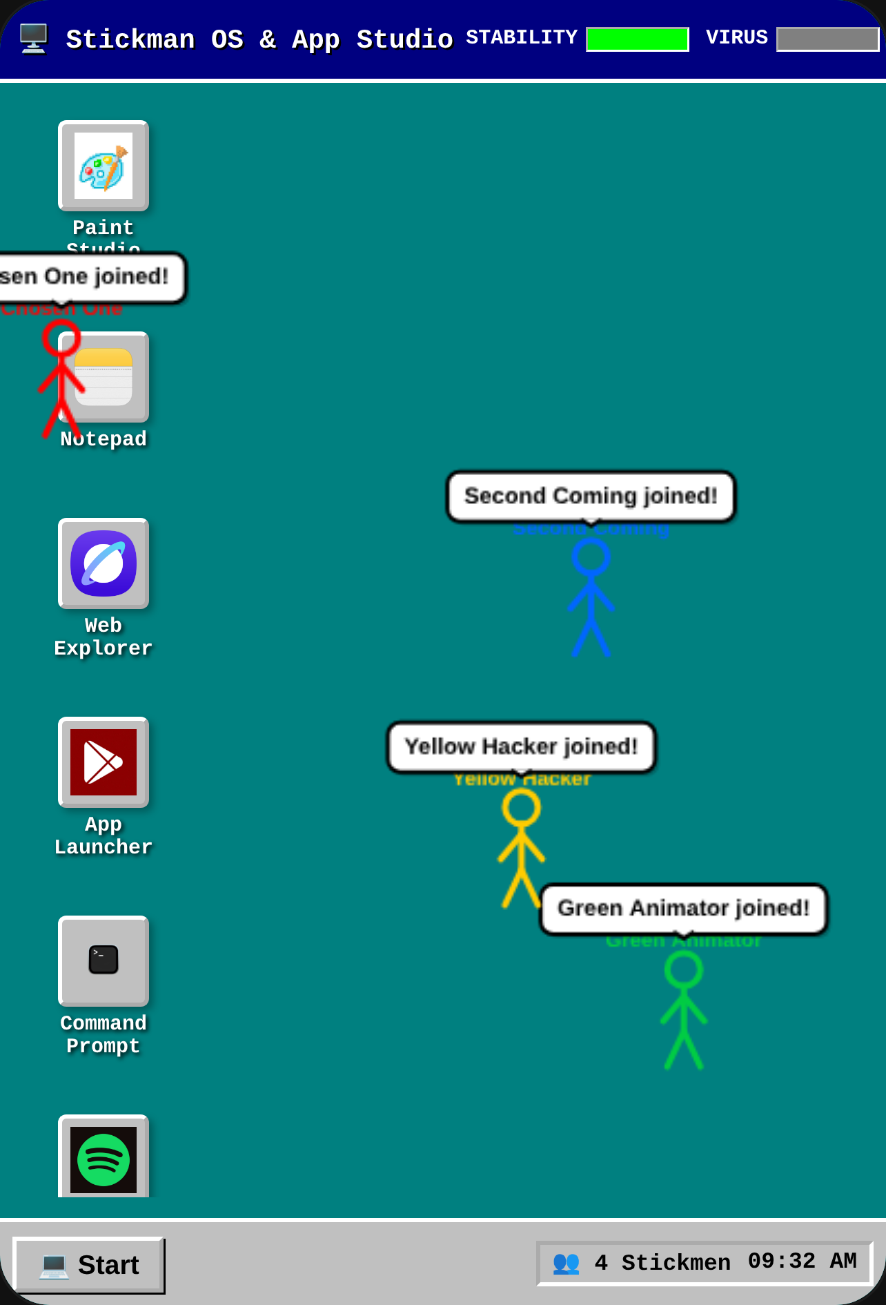 Alan Becker Stickman OS & App Studio cover