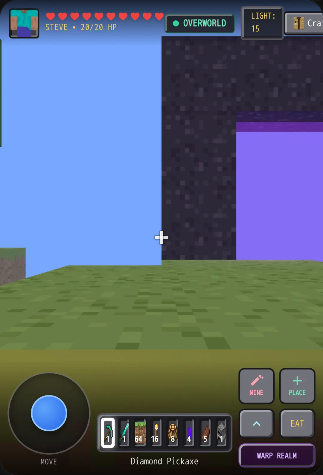 Minecraft Sandbox: Nether Portal & Glowing Lights cover