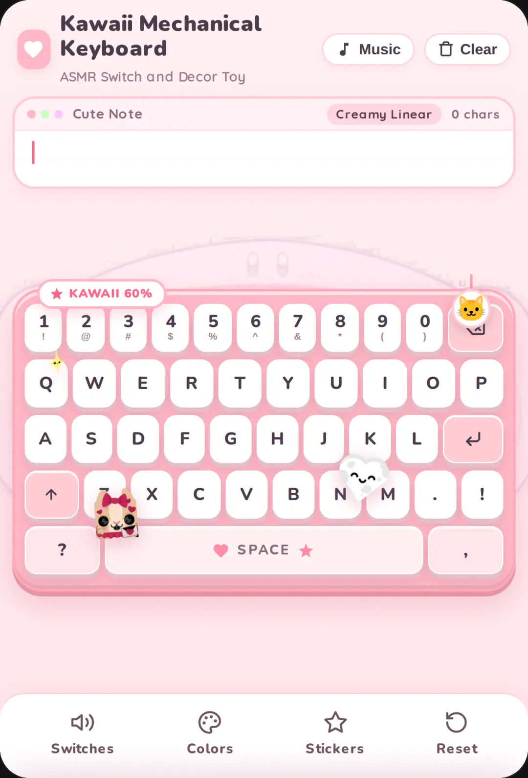 Kawaii Mechanical Keyboard Simulator cover