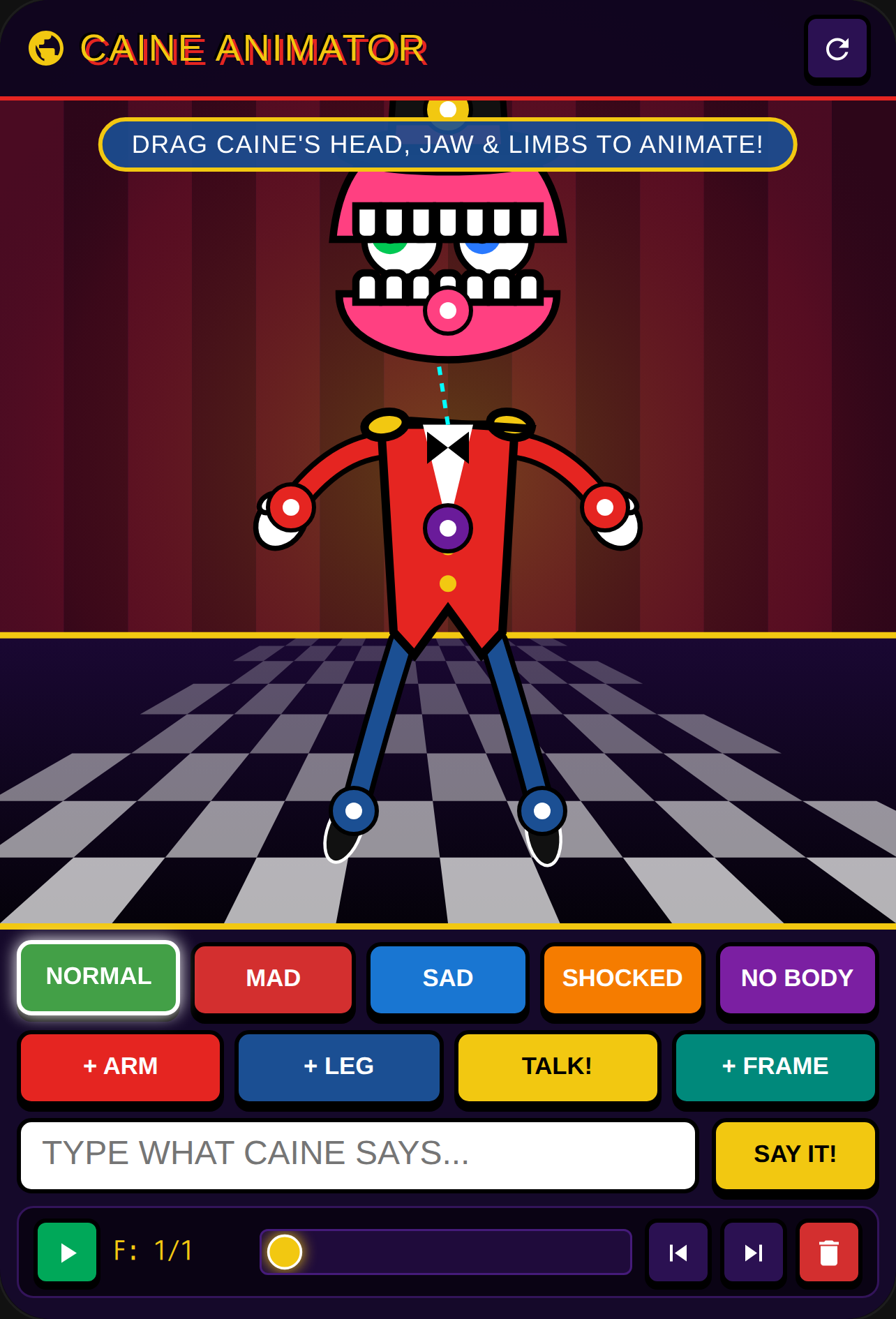 Caine Digital Circus Animator cover