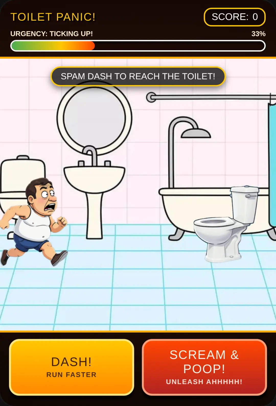 Toilet Panic - Scream & Poop! cover