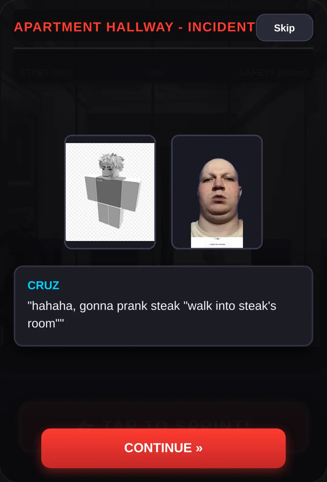 Mimic Steak Escape: 555m Sprint cover
