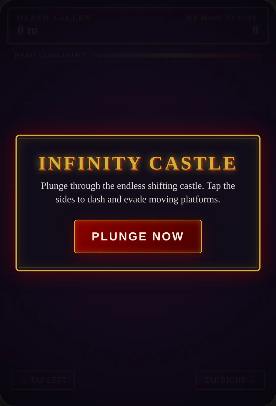 Infinity Castle Fall cover