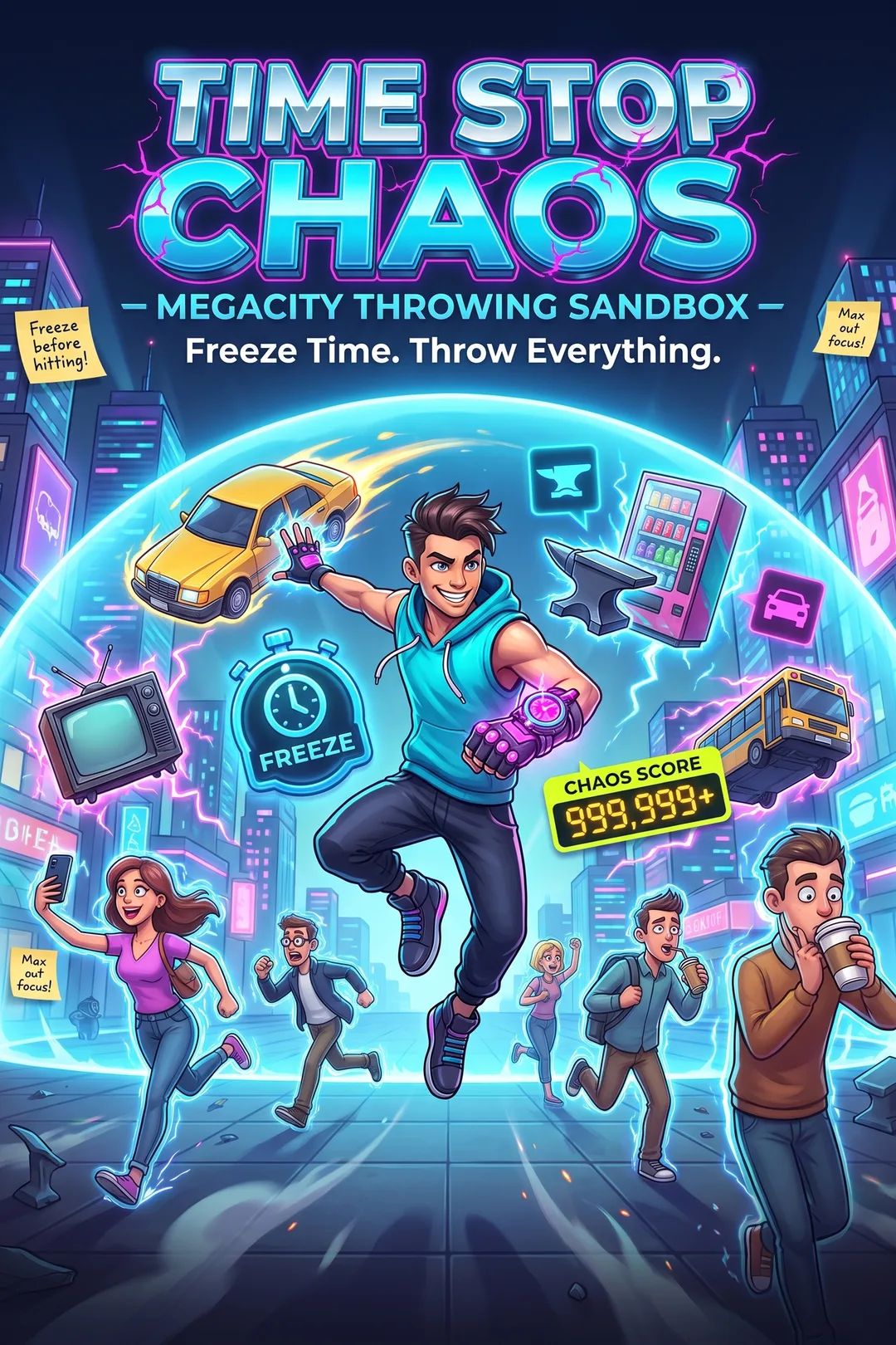 Time Stop Chaos - Megacity Throwing Sandbox
