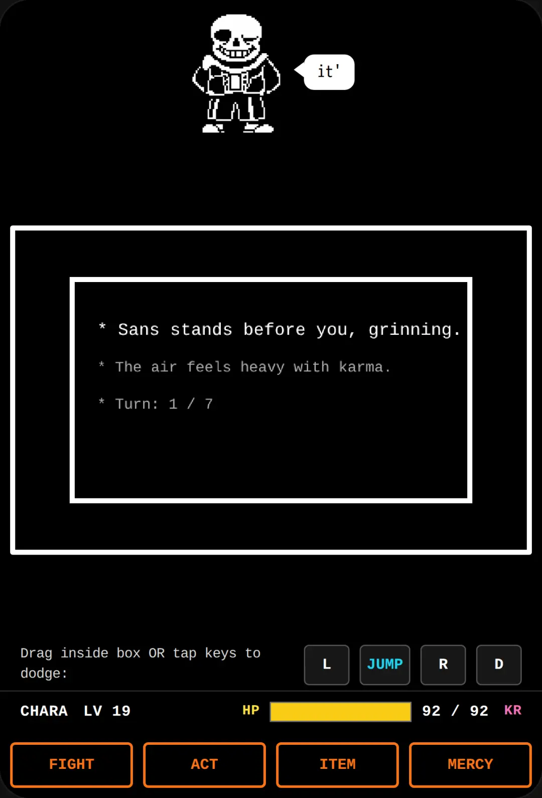 Sans Undertale Boss Fight cover
