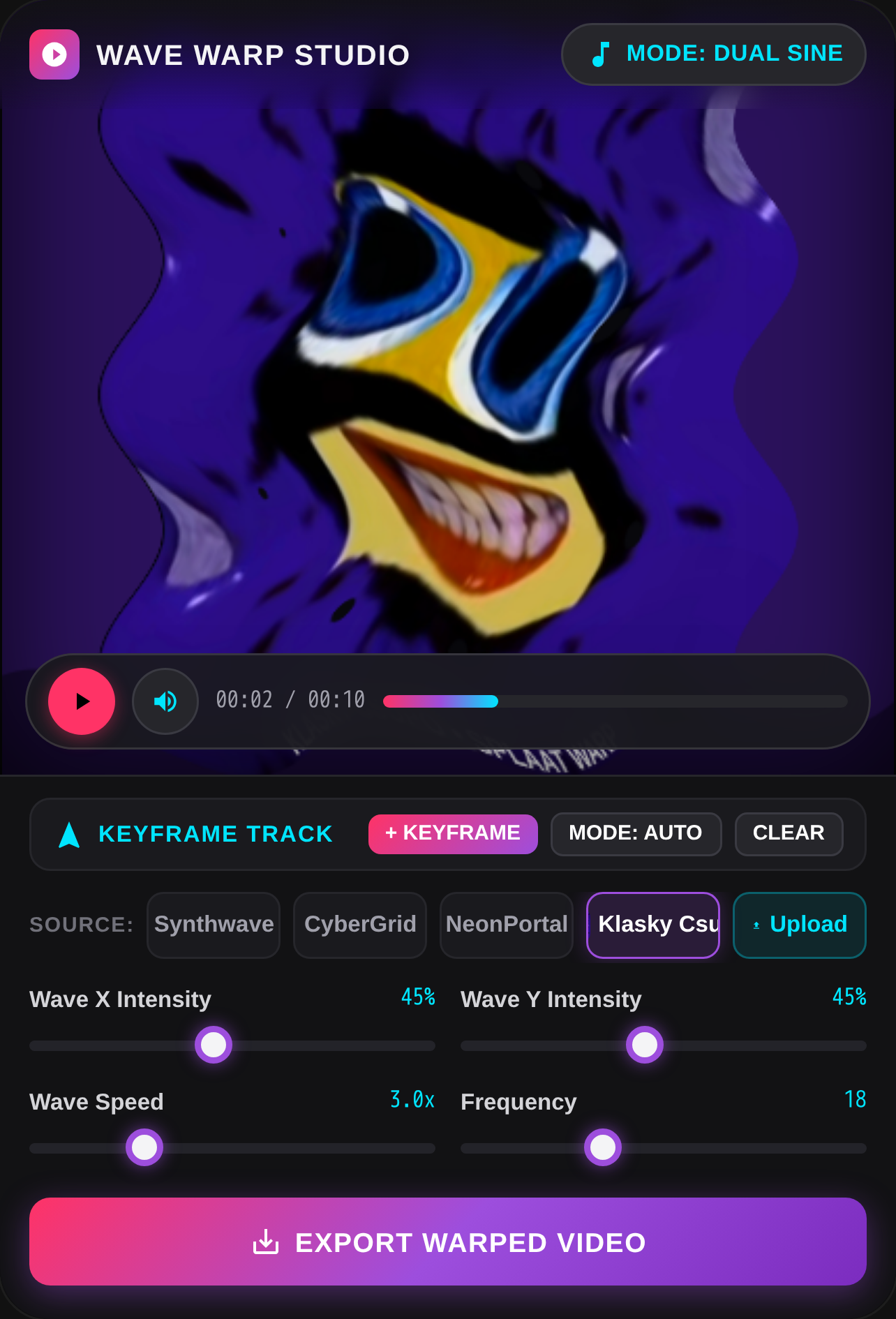 Wave Warp Kinemaster Editor cover
