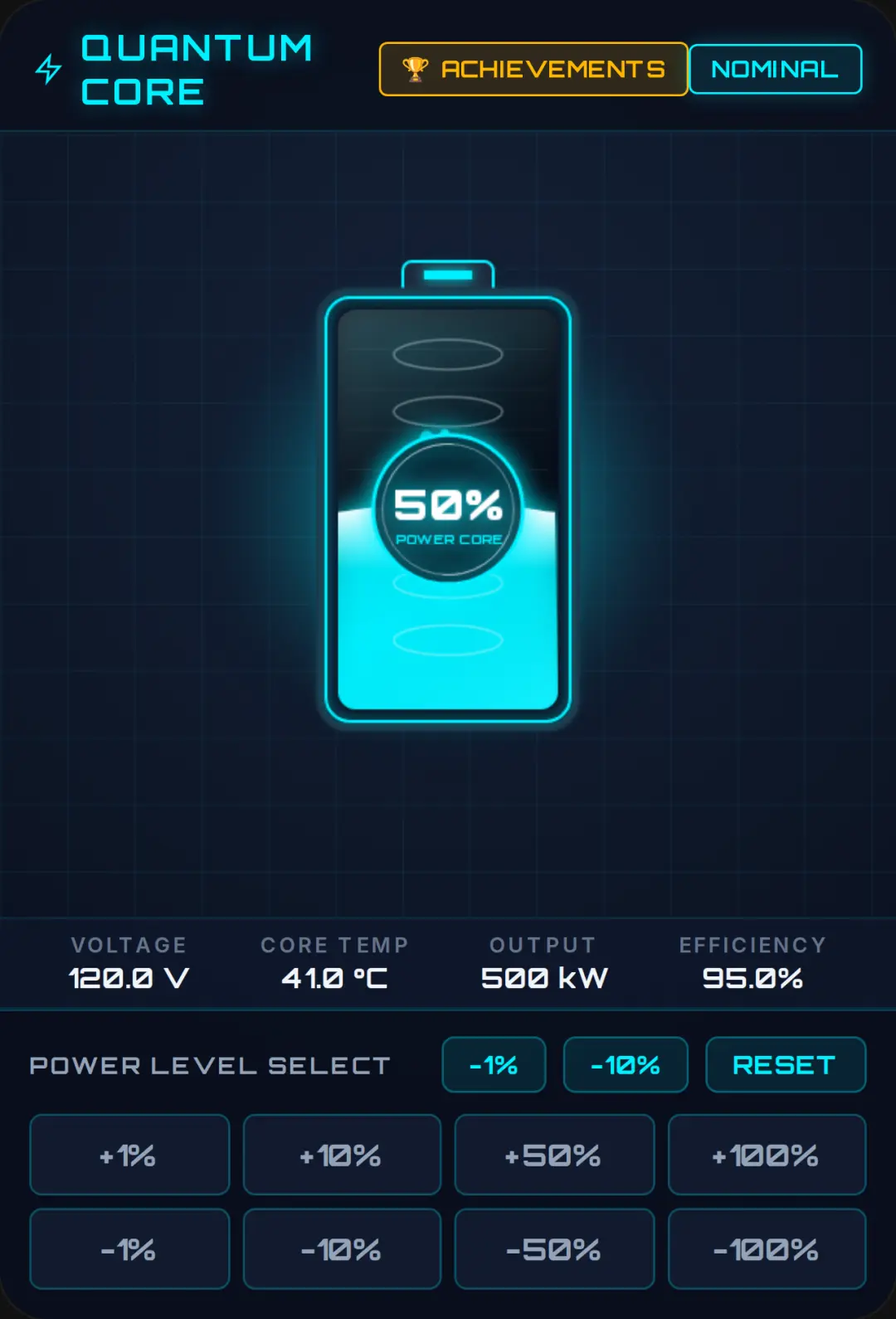 Quantum Core Battery Simulator cover