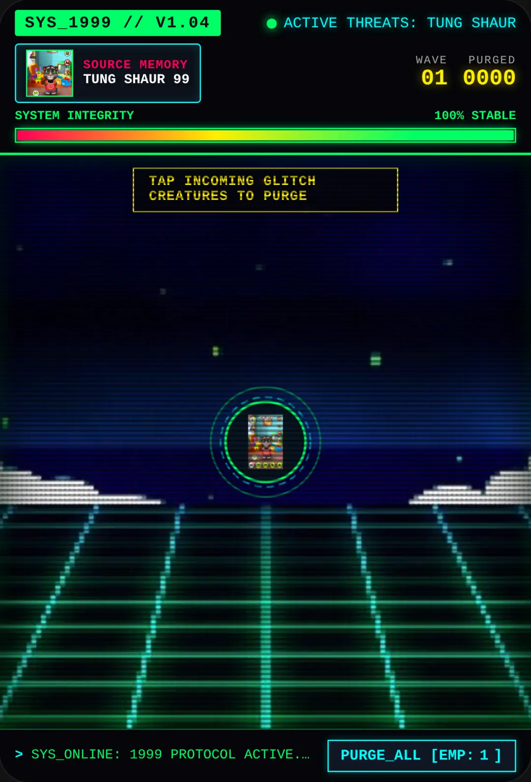Tung Tung Tung Shaur Glitch 1999 cover
