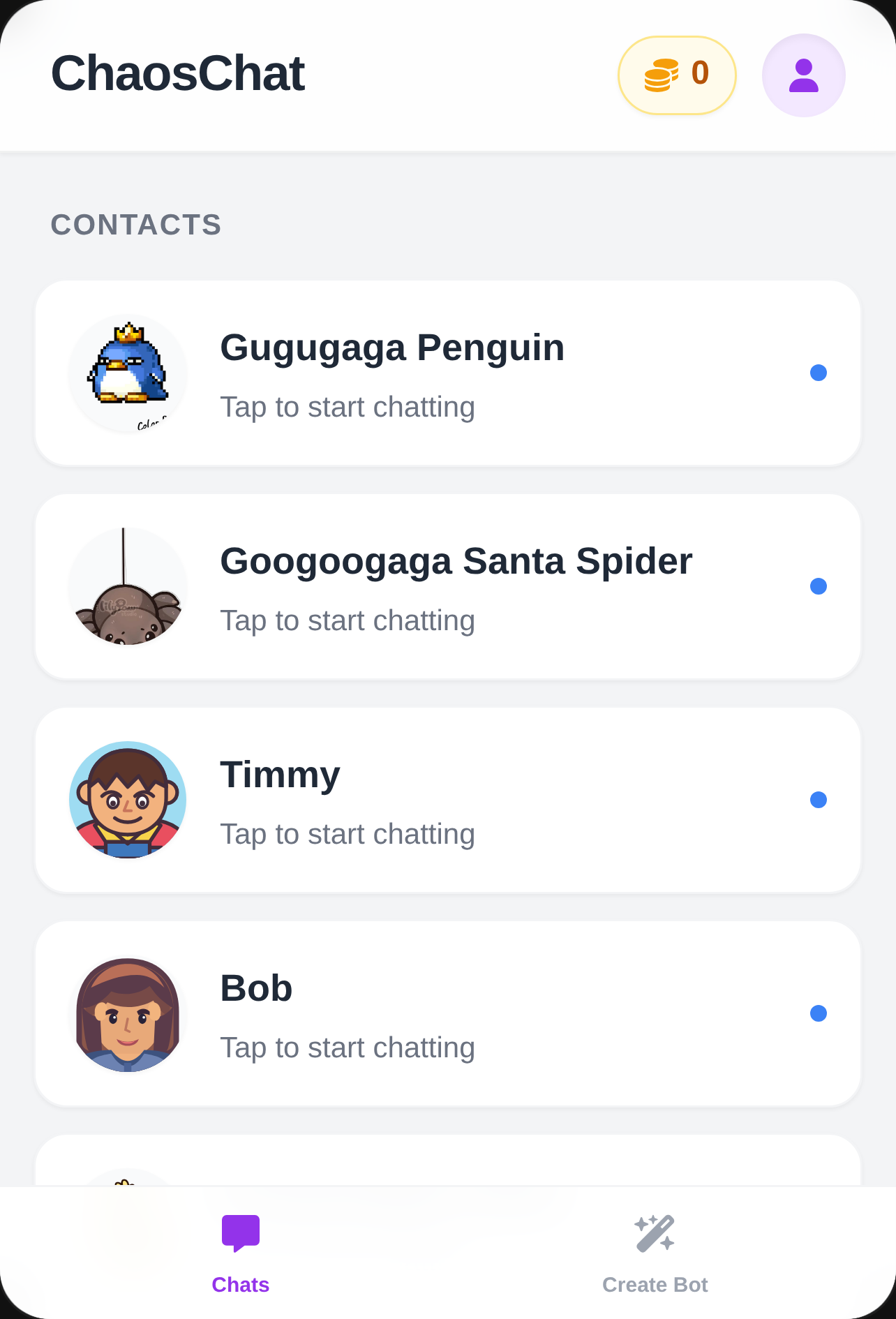 Chat cover