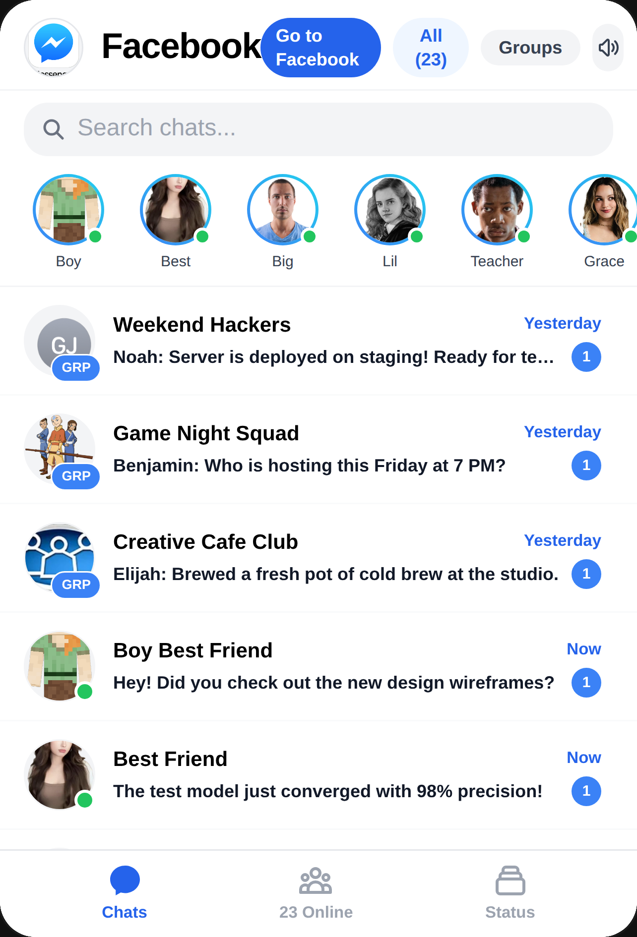 Messenger AI Simulation cover