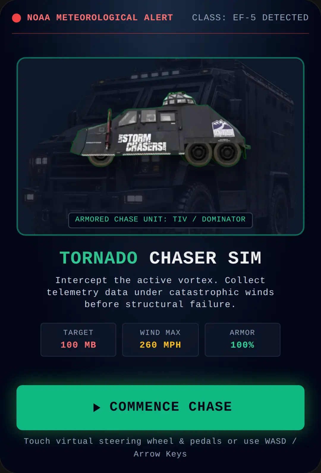 Storm Chaser: Tornado Simulation cover