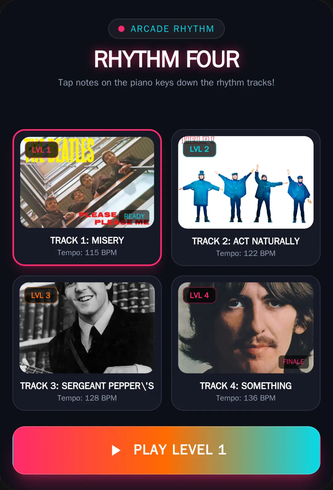 The beatles rhyme cover