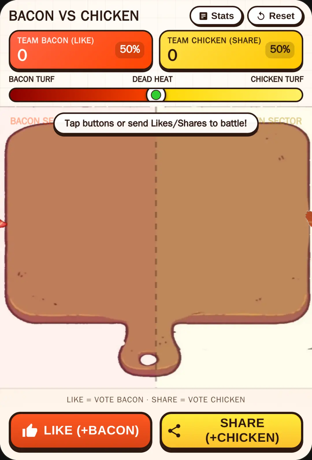 Bacon versus Chicken cover