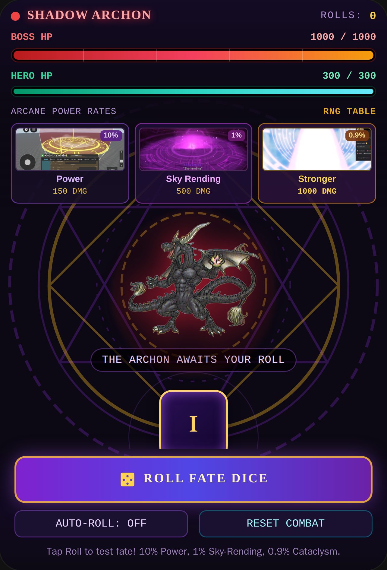 Eldritch Fate Roll: Boss Duel cover