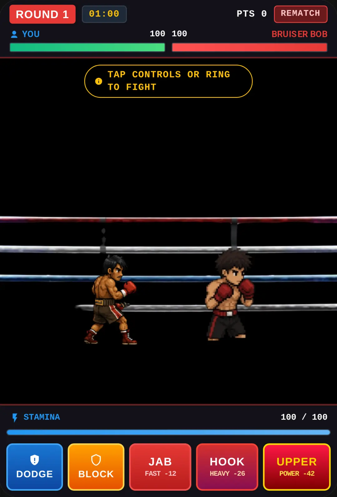 Retro Ring K.O. - Arcade Boxing cover