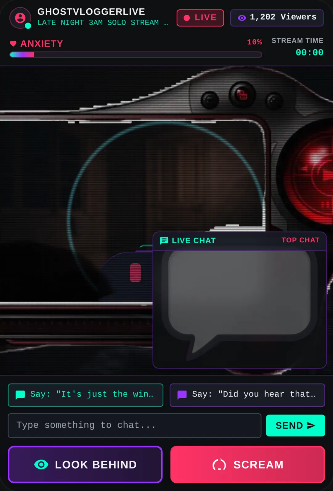 Streamer Stalker Nightmare dont look back cover