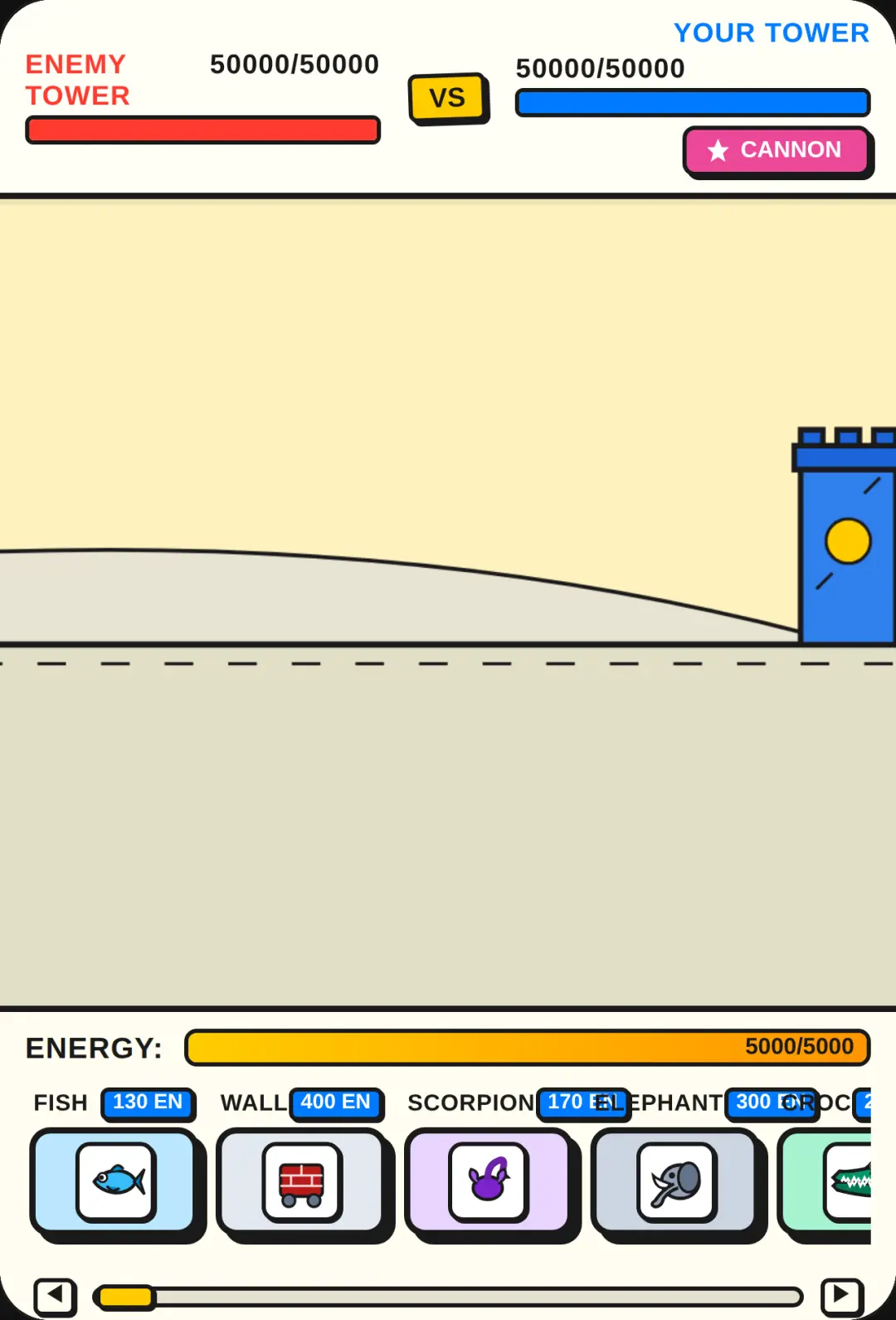 Crab vs Blob: Comic Tower Clash