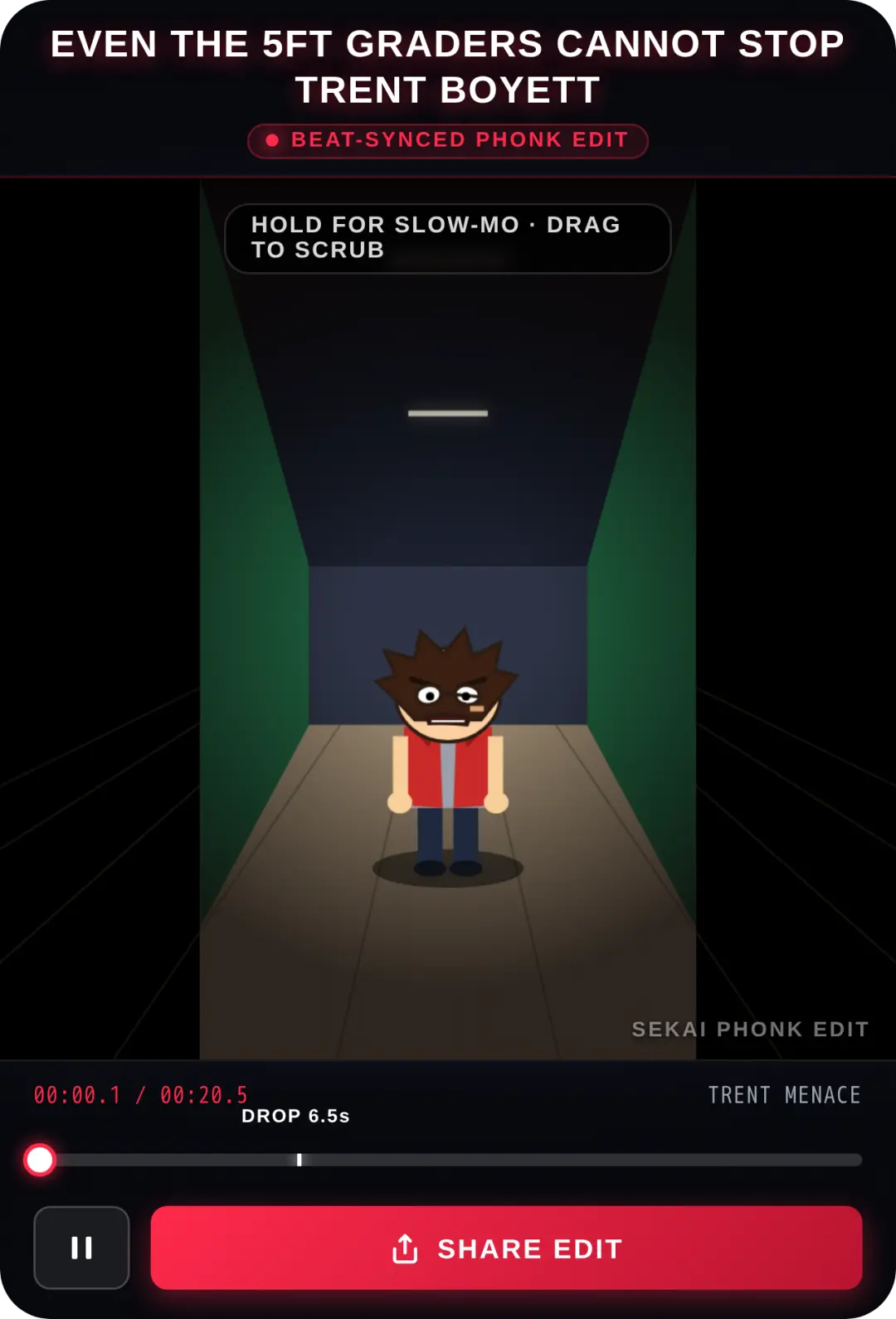 Trent Boyett Menace Edit cover