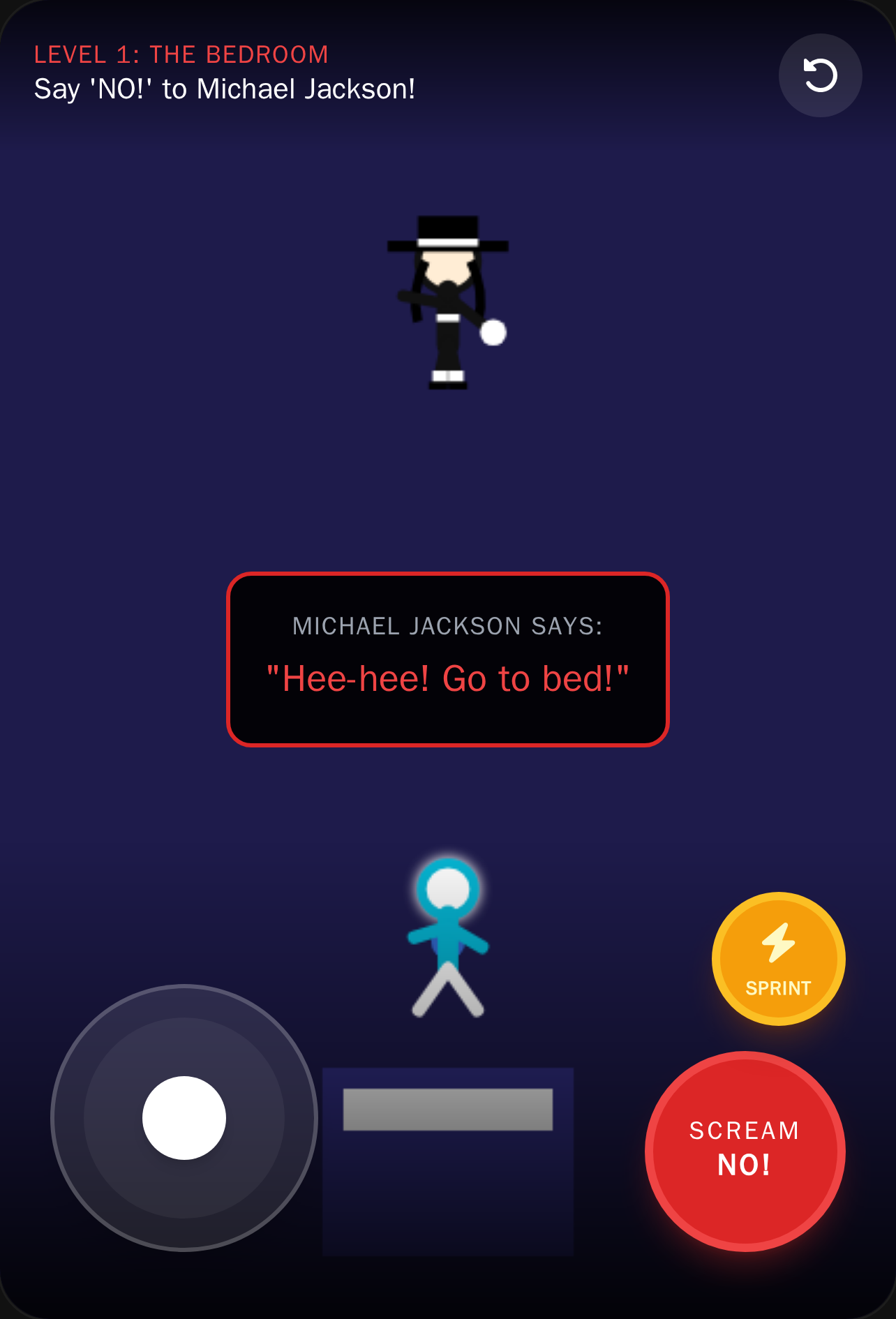 Escape Michael Jackson: Bedroom Run!