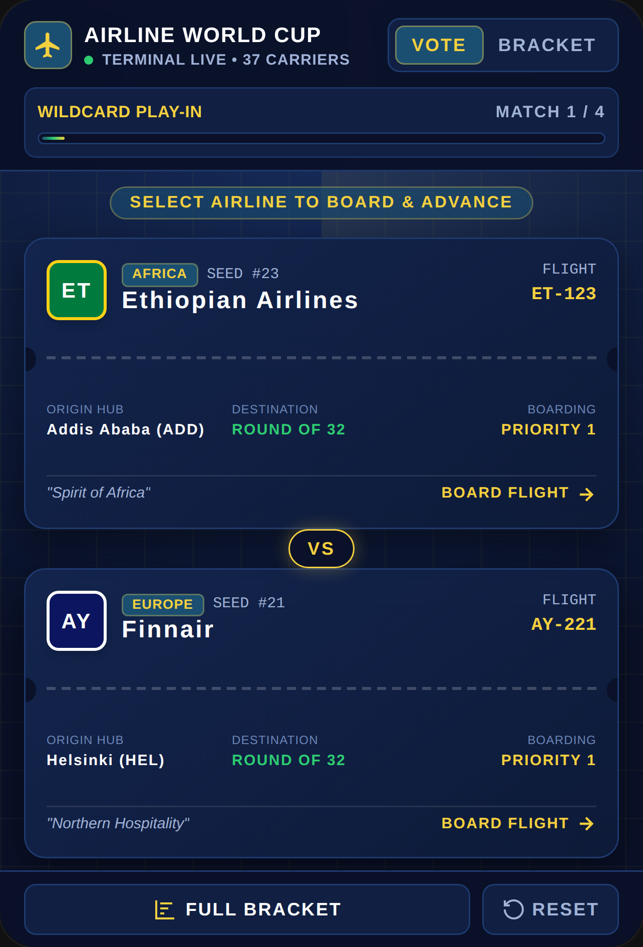 Airline World Cup (37 Carriers) Warning: [Very Fun] cover