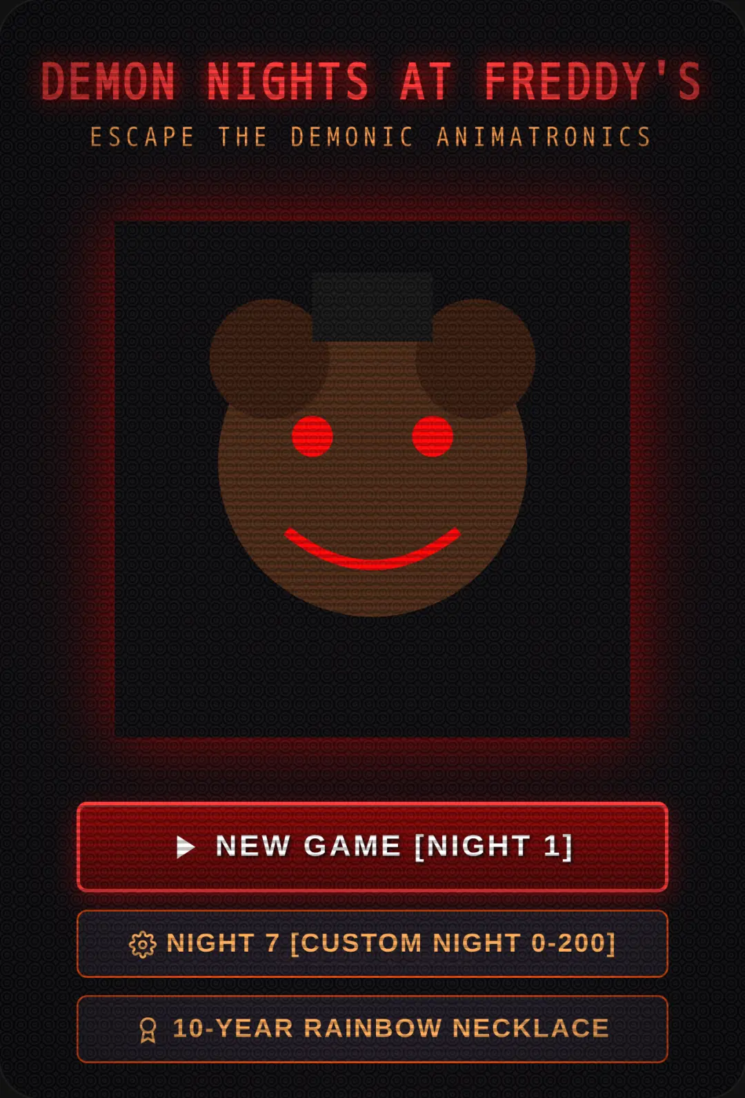 Demon Nights at Freddy's cover