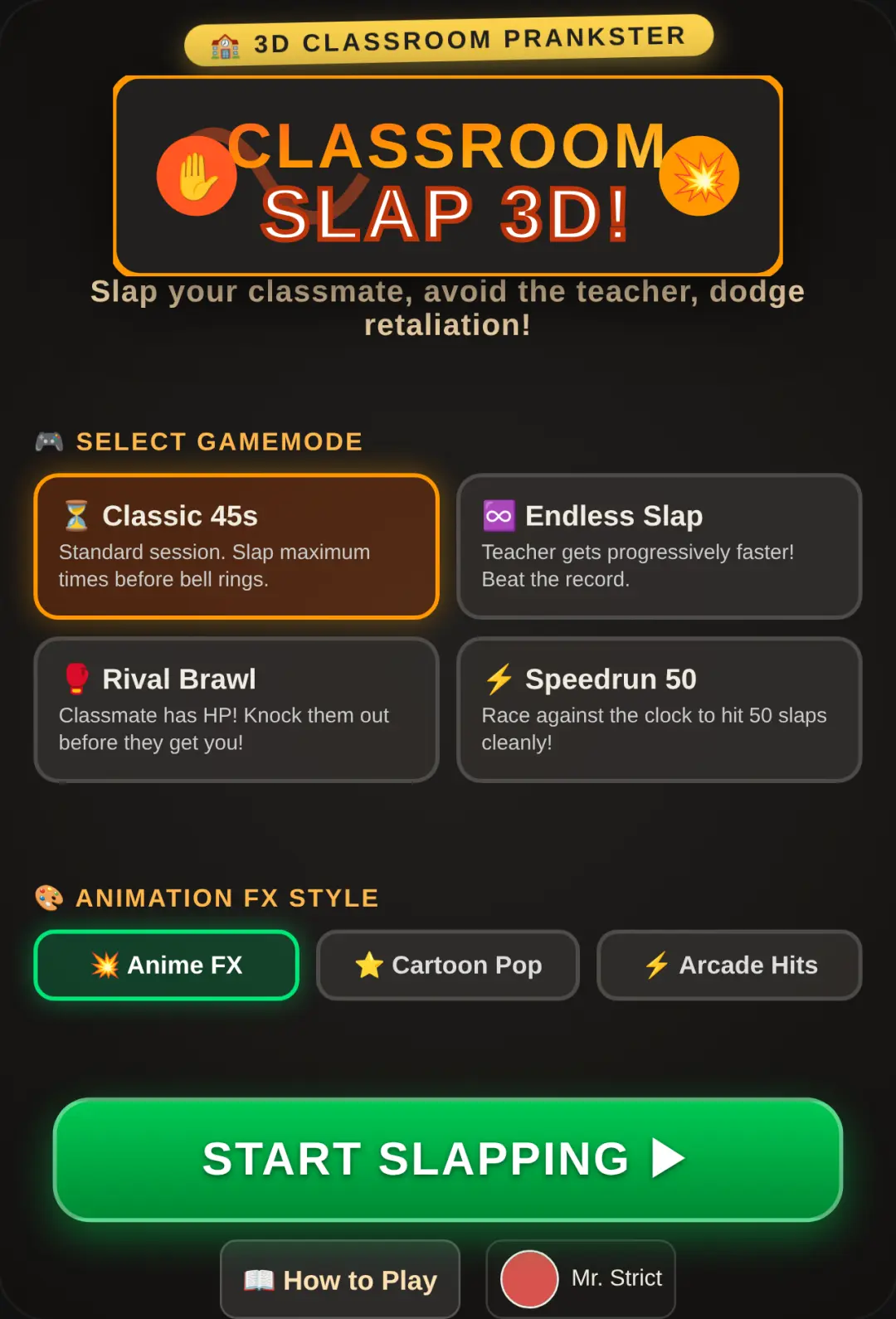 Classroom Slap 3D cover