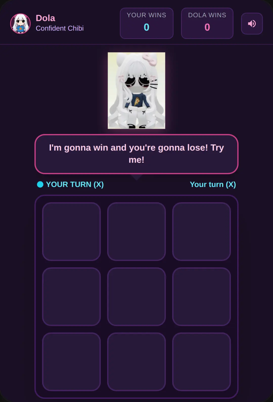 Dola's Tic-Tac-Toe Challenge cover