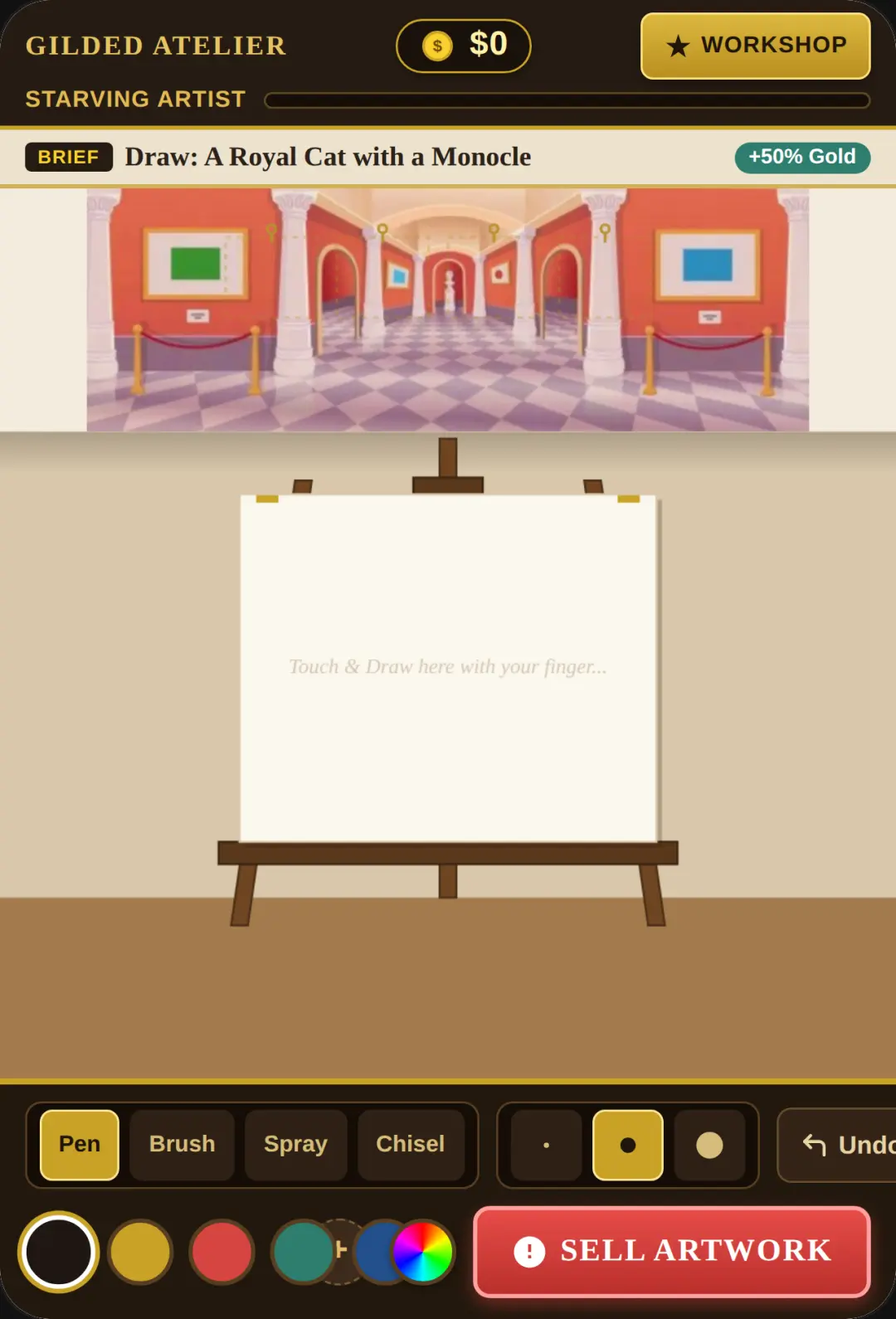 Gilded Atelier: Draw to Wealth cover