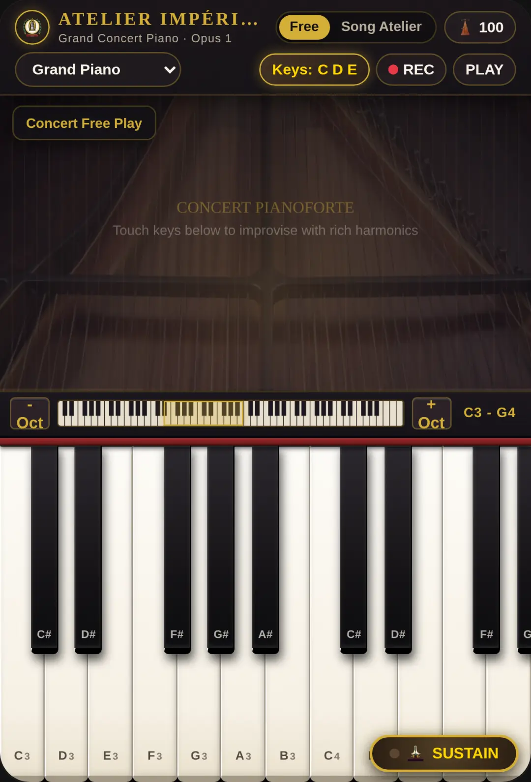 Atelier Impérial Concert Piano cover