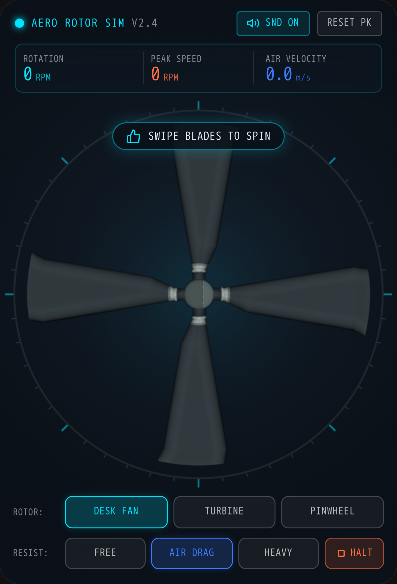 Aero-Kinetic Fan Rotor cover