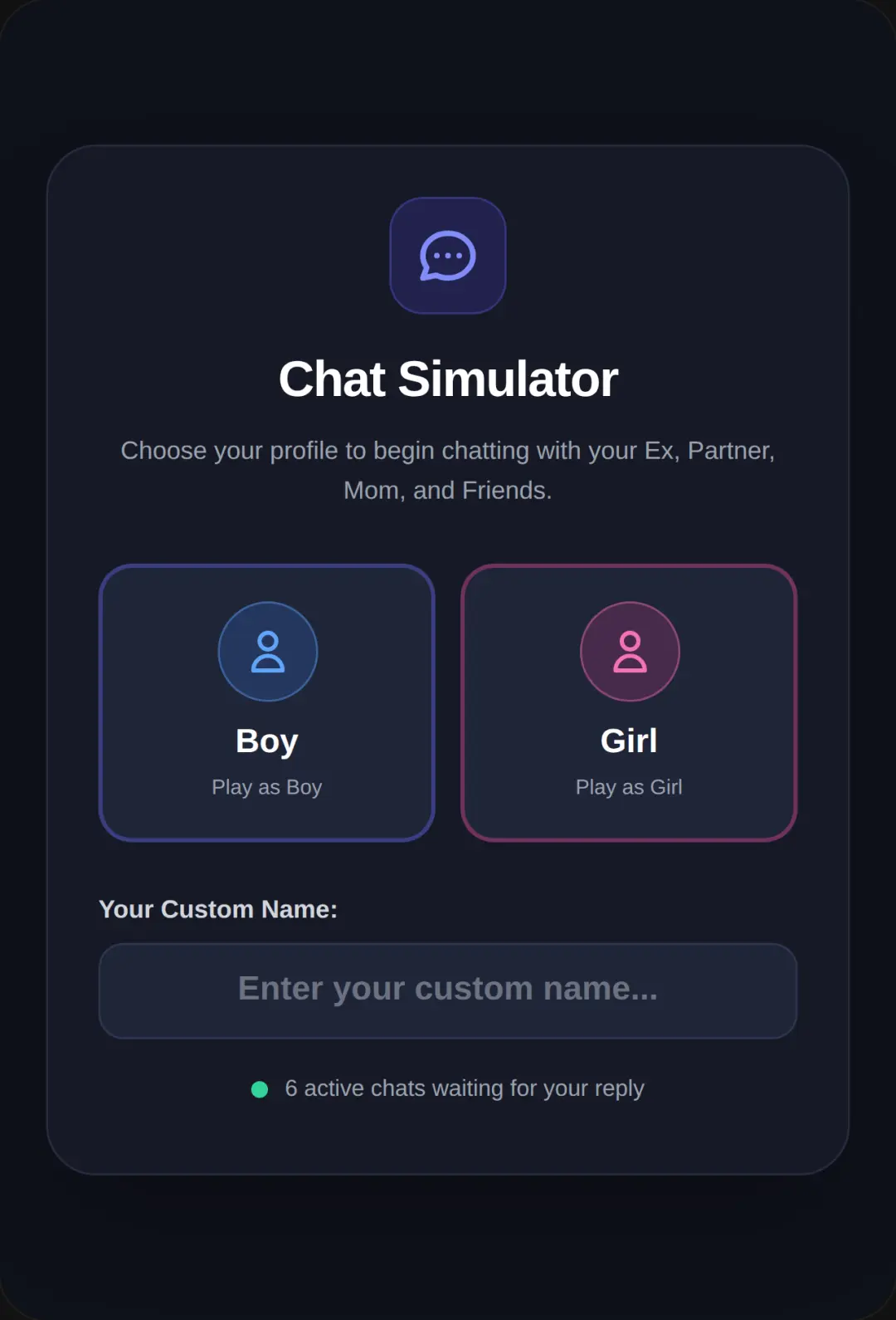 Chat Simulator cover