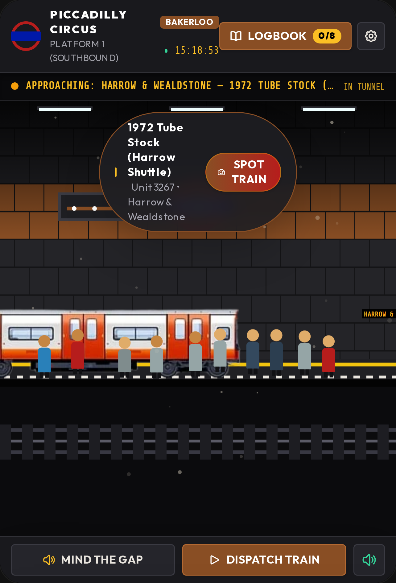 Bakerloo Line - London Underground Trainspotting piccadilly cover